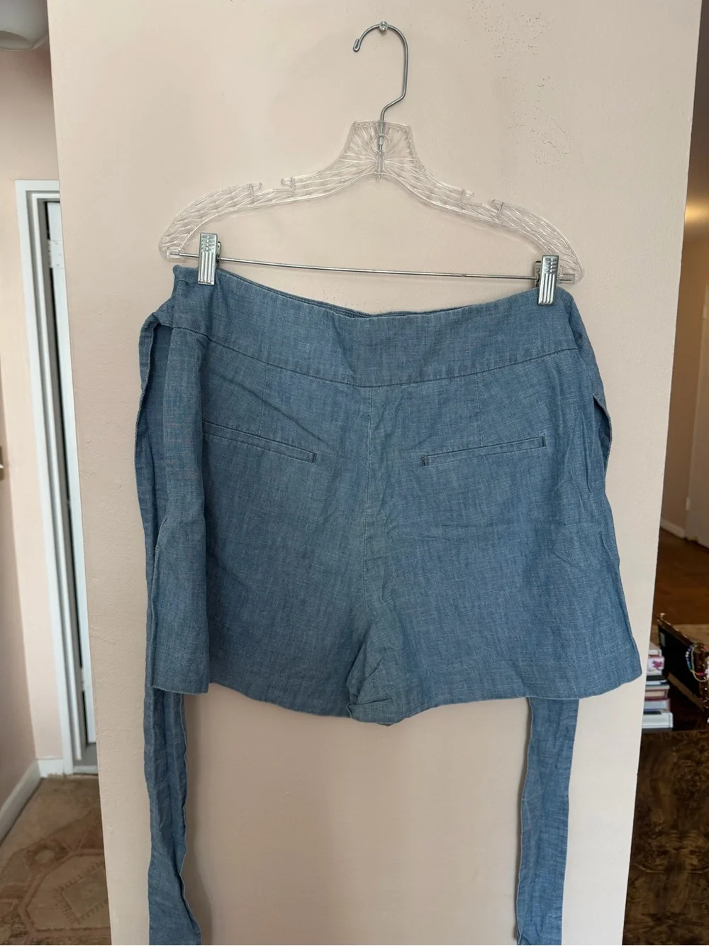 Jcrew Tie-Waist Chambray Women’s Shorts